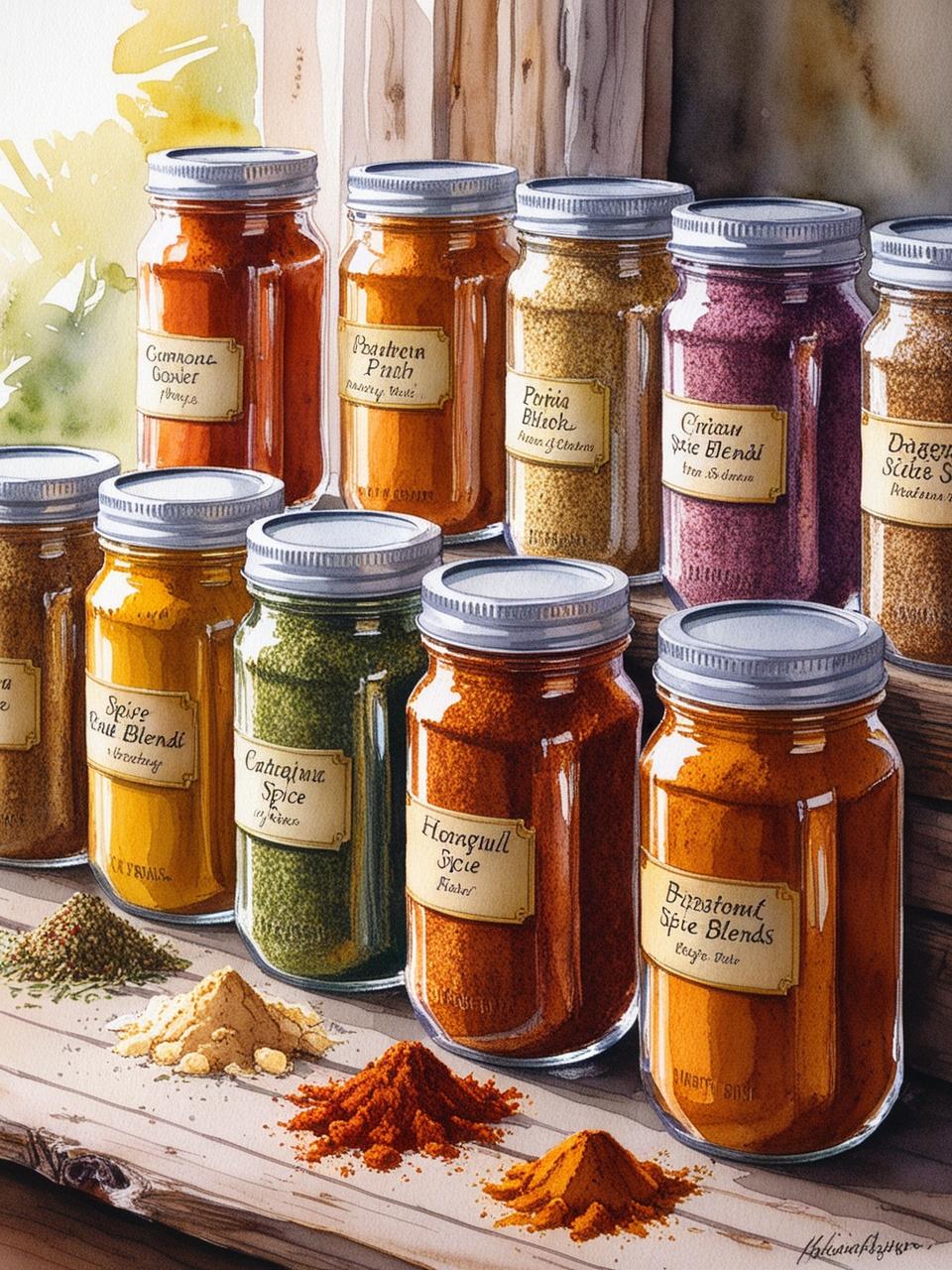 Spice Blend Recipe Chart - The ChefsNotebooks.com